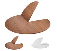 GSKFXJ Grande Mesa De Madera De Comedor Plegable, 120 140 150cm Tablero De Mesa Redonda, Superficie De Mesas Plegable para El Hogar, Cocina(Brown,120cm/47in)