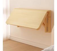 GSKFXJ Mesa De Cocina Plegable De Pared, Escritorio De Madera para Laptop, Escritorio De Ordenador Flotante Pequeño Espacio, Fácil De Instalar(80x50cm/32x20in)