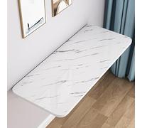 GSKFXJ Mesa De Cocina Plegable De Pared, Mesa De Pared Abatible para Pequeño Espacio, Pequeña Escritorio Flotante para Dormitorio/salón/Estudio(White,100x30cm/40x12in)