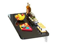 GSKFXJ Mesa Plegable Montada En La Pared, Escritorio Abatible Colgante para Pequeño Espacio, Mesa De Cocina Abatible Flotante para Ahorro De Espacio(Black,60x30cm/24x12in)