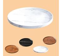 GSKFXJ Redondo Tablero De Mesa De Madera 40cm 50cm 60cm Lisa Superficie De Mesa para Mesas De Comedor, Tablero De Repuesto para Mesas De Café(White,70cm/28in)