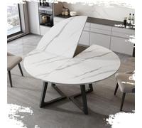 GSKFXJ Superficie Redonda De Mesa De Madera 100 130 150cm Tablero De Mesa De Repuesto Plegable Grande, Placa De Repuesto Sin Patas, Fácil De Almacenar(Diameter:150cm/59in)