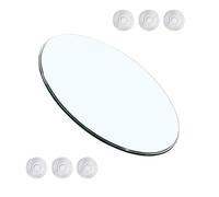 GSKFXJ Tablero De Mesa De Vidrio para Mesas De Comedor, Tapa De Cristal para Mesa Redondo, Tablero De Repuesto para El Hogar, Cocina, Comedor(80cm(31.5in))