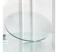 GSKFXJ Tablero De Mesa De Vidrio Templado 40/60/80/100cm Placa De Repuesto Cristal Redonda para Café, Mesa De Comedor, Panel De Vidrio Transparente(80CM(31.5in))