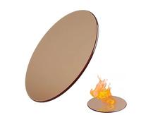 GSKFXJ Tablero De Mesa Redondo De Vidrio Templado, Tapa De Cristal para Mesa 38 45 60 80 100cm, Tablero De Repuesto para Café, Mesa De Comedor(980mm(38.5in))