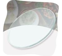 GSKFXJ Tablero De Repuesto Cristal para Mesas De Comedor 30 50 80cm Superficie De Mesa De Vidrio Templado Redondo, Tablero De Vidrio Transparente(100cm(39in))