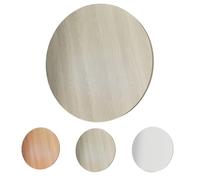 GSKFXJ Tablero Redondo De Madera para Mesa, Superficie De Mesa Repuesto 40cm 50cm 60cm 70cm 80cm Placa De Repuesto para Mesas De Comedor Or Café(Walnut Color,50cm/20in)