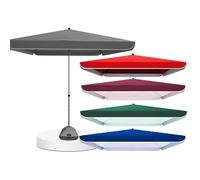 GSKFXJ Toldo De Repuesto para Sombrilla Cuadrada 2.5x2.5m 3.0x3.0m 2x2m Cubierta De Recambio para Sombrilla, 4 Varillas Tela De Parasol para Jardín, Patio, Playa(Deep Red,2.5x2.5m(8.2x8.2ft))