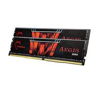 Gskill F4-2133C15D-16GIS Memory D4 2133 16GB C15 Aegis K2 2X 8GB 1,2V Gaming Series - Memoria para Juegos (2 Unidades, 1,2 V), Color Negro y Rojo