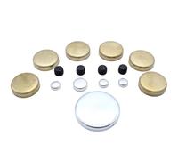 GSKMOTOR Kit de enchufe de expansión de latón compatible con motores SBF Ford Windsor Melling 260 289 302 351W