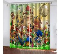 GSKOQD Cortinas Infantiles Habitacion Opacas Impresión Digital 3D Superhéroes De La Película Cortinas Dormitorio Ventana Termicas Aislantes Frio Y Calor Cortina con Ojales 2 Piezas 240X230Cm