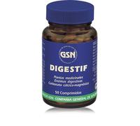 GSN | Digestif | Digestiones Saludables | Ayuda y Mejora la Digestión, Acidez, Hinchazón | Complemento Digestivo Natural | Con Plantas Medicinales, Dolomita Polvo y Enzimas Digestivas | 50 cápsulas