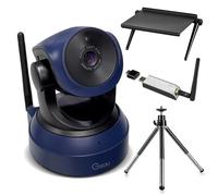 Gsou Cámara de transmisión inalámbrica, cámara web HD de 1080p, USB Plug and Play para zoom, Skype, OBS (con mini soporte de trípode), ángulo ajustable para PC/Mac/portátil/MacBook