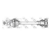 GSP Árbol de transmisión 261119 para Volkswagen Transporter