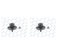 GSP 2x Cubo Kit Cojinete de Rueda Eje Trasero para Honda Jazz II GD GE3 GE2