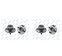 GSP 2x Cubo Kit Cojinete de Rueda Trasero para Honda Civic VI Hatchback Crx III)