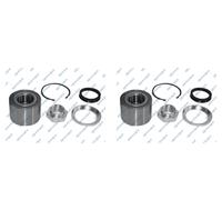 GSP 2x Cubo Kit Cojinete de Rueda Trasero para Peugeot 206 Sedán 206 + Citroën