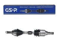 GSP Árbol de transmisión 234226 eje delantero, izquierda 587mm
