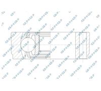GSP Articulación Conjunto De Eje De Transmisión Para Audi 80 81 85 B2 ( 603019 )
