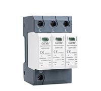 GSP9 40KA SPD 3P AC275V AC385V 400V 440V Din Rail protector contra sobretensiones doméstico protección dispositivo descargador de bajo voltaje(3P AC440V 40KA)
