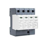 GSP9 4Pole Surge Protector 20KA-40KA SPD AC275V AC385V 400V 440V SPD House Surge Protector 3P+N Din Rail(4P AC275V 40KA)