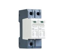 GSP9 fotovoltaico DC 2P 600V 1000V 20KA ~ 40KA Protector contra sobretensiones Dispositivo de protección contra Rayos Rail T1 + T2