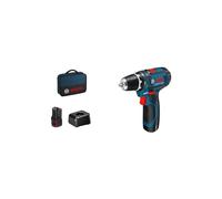 Bosch Akku-Bohrschrauber 12 V Li-Ion 1300 RPM Negro, Azul, Rojo