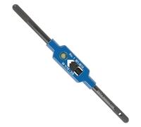 GSR Rompecabezas de acero con ojo de centrado, plateado (tamaño 3 | M5 - M20), soporte para machos de roscar, mango cuadrado, de acero inoxidable de alta calidad, hierro de acero ajustable