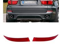 GSRECY Dirver y lado del pasajero compatible con BMW X5 E70 LCI 2011 2012 2013 parachoques trasero reflector rojo lente