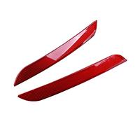 GSRECY Parachoques trasero del lado del pasajero y del conductor, reflector de lente rojo compatible con BMW F30 F31 F32 F33 3 4 Series Non M Sport