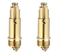 Gsrhzd 2 piezas Válvula para lavabo clic clac, Perno Válvula de Desagüe, Se utiliza para reemplazar piezas rotas, adecuado para la mayoría de baños, bañeras y tapones de desagüe del fregadero