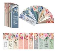 Gsrhzd Marcapaginas, 30 Piezas Biblia Punto de Libro de Papel, Marcapaginas Personalizado Cristianos, para Niños Adult