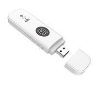 Gsrimgratoe Enrutador de MóDem WiFi USB 4G con Ranura para Tarjeta SIM Enrutador WiFi InaláMbrico para Coche 4G LTE Compatible con B28 Banda Europea-Blanco