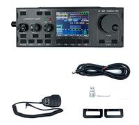 Gsrimgratoe MCHF V0.6.3 Transceptor HF SDR Transceptor QRP Radio Amateur con Fuente de AlimentacióN + MicróFono Enchufe de la UE