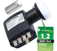 GSS Grundig Unicable LNB 8 + 4 con LTE, para 8 participantes + 4 Legacy, SCR LNC para antena parabólica, solución de cable único, HD 4K, receptor satélite, espejo de antena