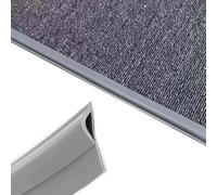 GSUNLEO Tira de transición autoadhesiva Duradera for Pisos: Borde de PVC Extra Largo for transiciones Suaves de Alfombra a baldosas/Madera(Gray,Length 4m(13.1ft))