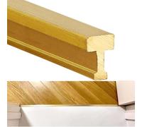 GSUNLEO Tira de transición de Alfombra a baldosa de latón Macizo Personalizable: Protector de Borde de Piso Duradero y Resistente for una transición sin Costuras.(W4xH6mm(0.16"x0.24"))