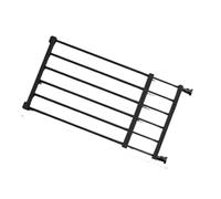 GsvUbd Retractable Dog Gate Extra Wide Pet Fence Playpen Extends To 39.37 Inches Drill-Free Pen For Living Room(Black 2)