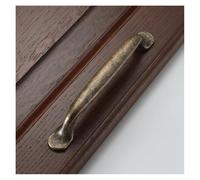GsvUbd Tiradores de armario retro de metal de latón antiguo de 128 mm para cajón de cocina, puerta de armario, pomos para muebles (669-128mm)
