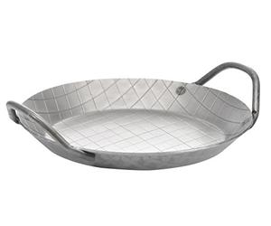 GSW 859059 Gastro - Sartén Tradicional sin Mango para Servir (con 2 Asas, 28 cm, Hierro Forjado)