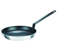 GSW 860758 Gastro Tradicional lyoner - Sartén sin Tapa, Aluminio, Plata/Negro, 28 cm