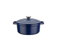 GSW Blue Magic - Olla de hierro fundido (24 cm de diámetro, 3,8 L), color azul
