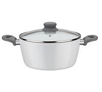 GSW Con tapa de cristal Fiona, 20 cm, color blanco