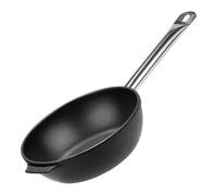 GSW Juego de 6 Sarténes de Inducción Aluminio Fundición Diámetro 24 cm Titanium - Aptas para Horno y Lavavajillas, Serie Gastro Traditionell