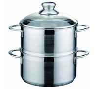 GSW Vaporera de Acero Inoxidable con Inserto de 20 cm, Plateado, 3.5 litres