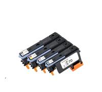 GSwReJ Cabezal de impresión Compatible para 70 C9404A C9405A C9406A C9407A para DesignJet Z2100 Z3100 Z3200 Z5200 Z5400(HP70 4 PCS)