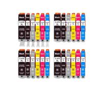GSwReJ Cartucho de Tinta Compatible Conjunto de MG5750 MG5751 MG5752 MG6850 MG6851 MG6852 TS6050 TS5050 PGI570 CLI571 1/2/3 Pack(6Color 4set)