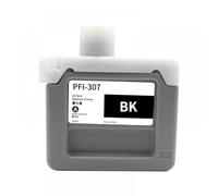 GSwReJ Cartucho de Tinta Compatible de 330 ml PFI-307 para IPF830 IPF840 IPF850 Impresoras Color de Tinta Completa(PFI-307-BK)