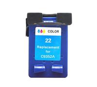 GSwReJ Cartucho de Tinta magnética Compatible para 21 22xl para la Serie de Escritorio 3910 3915 3918 3920 3930 3938 3940 D1500 D2300 F2100 F2280 F4100 F4180(Color)