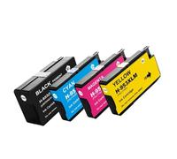 GSwReJ Cartuchos de Tinta compatibles 952 953 954 955 para OfficeJet Pro 7720 7730 7740 8210 8218 8710 8715 8718 8720 8725 8728 8730 8740 Printers(1SET - 4 Colors)